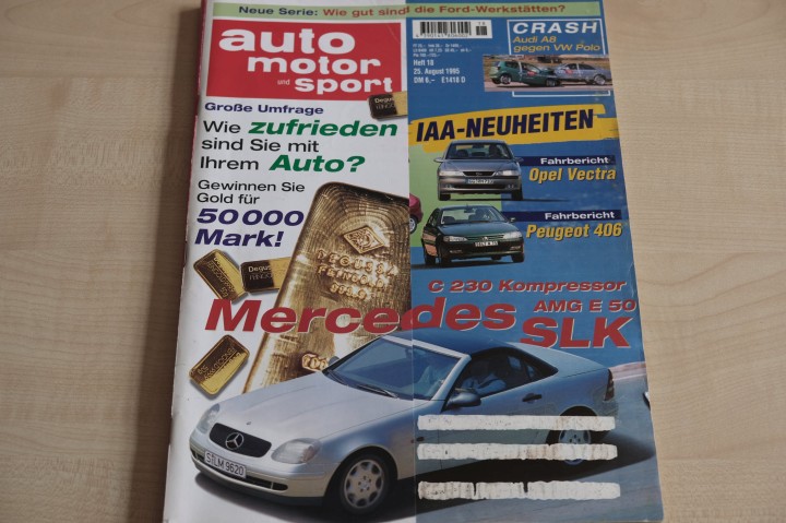 Deckblatt Auto Motor und Sport (18/1995)